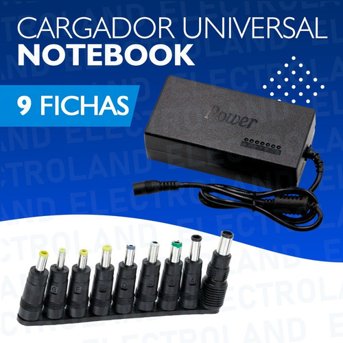 Cargador Universal Notebook Laptop Netbook Hp Toshiba Acer