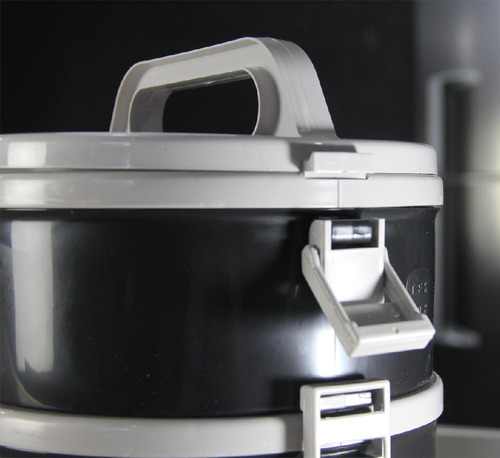 Kit Marmita Simples 3pçs Preta Tekcor De Andar 1,5 L Soprano