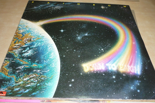 Rainbow Down To Earth Vinilo Japon Insert Impecable Jcd055