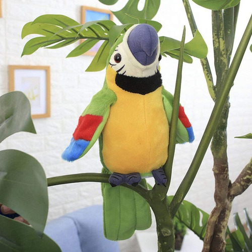 Loro Parlante Electrónico Juguetes De Peluche Lindo Habla