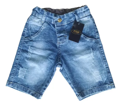 Calça Jogger Jeans Roupa Infantil Juvenil Menino Tendência