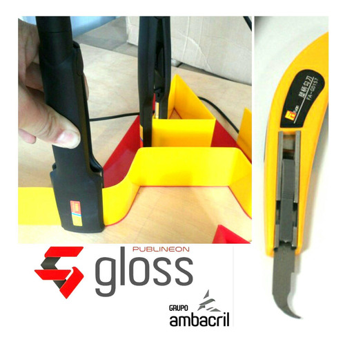Kit De Pinzas Dobladoras De Acrílico