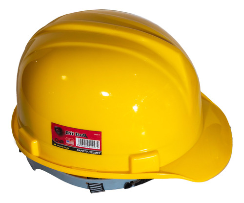 Casco De Seguridad Color Amarillo Marca Pitbull