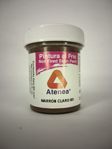 Pintura Al Frío Atenea Marron Claro 100% Original Pack 2unid