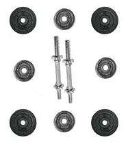Comprar Kit 40 Libras Barras Mancuernas (discos De 2.5, 5 Libras Lb)