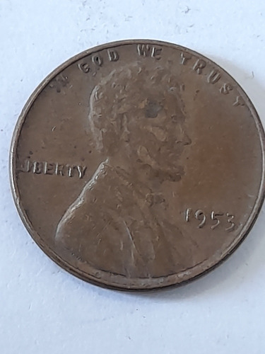 Moneda Estados Unidos 1 Cents 1953 Wheat Lincoln (x905