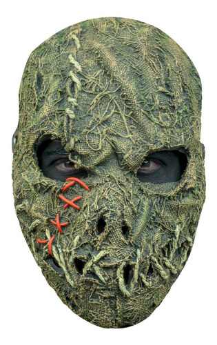 Máscara Twisted Poe Urban Halloween Terror 25617 Color Verde oscuro