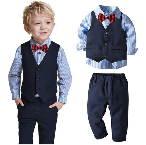 Conjunto Formal Traje Niño Bebe Fiesta Cumple 2,4,6,8 Años