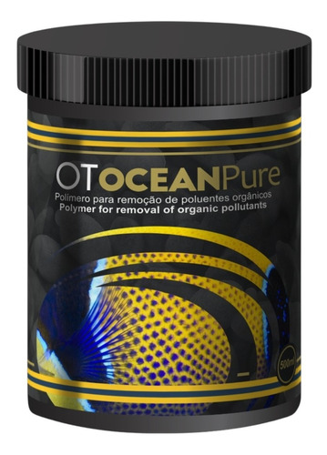 Ocean Pure 500ml +bolsa Mídia Filtrante Purigem Da Oceantech