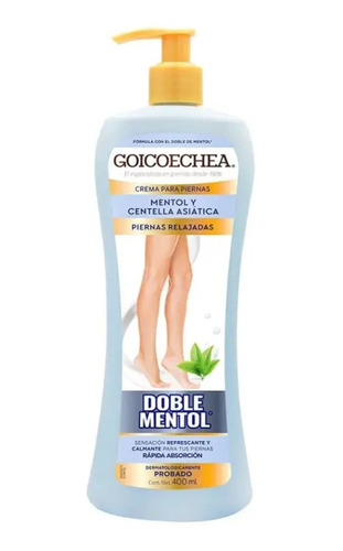 Crema Corporal Goicoechea Doble Mentol 400 Ml