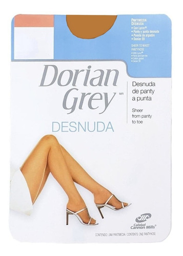 4 Pantimedias Dorian Grey D Panty Y Punta