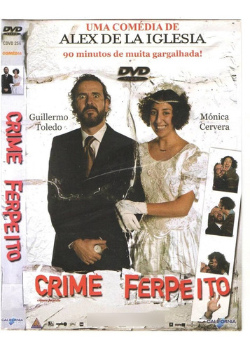 Dvd Crime Perfeito -alex De La Iglesia -original- Frete 10,0