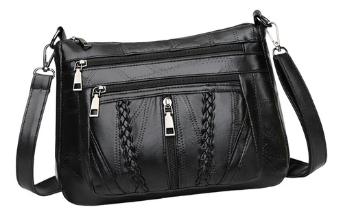 Bolso De Hombro De Cuero Para Mujer, Bolso De Compras De