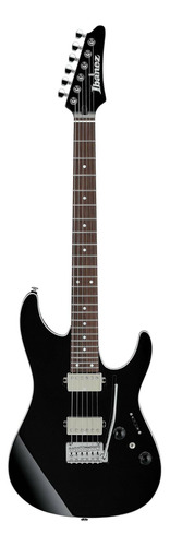 Guitarra elétrica Ibanez AZ42P1 Premium de  tília americano 2022 black com diapasão de pau-rosa
