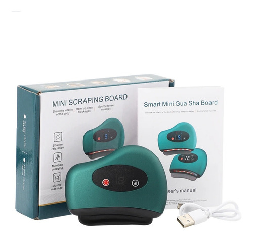 Raspado Gua Sha Térmico Vibración+serum Colágeno A Activa+48