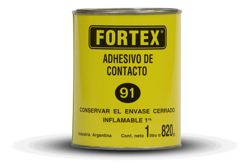 Cemento De Contacto 91 - 1lt - Fortex