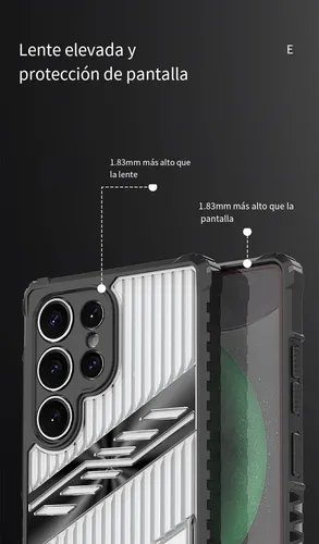 Funda Para Samsung Galaxy A03 Core/a04/a04e Innovadora Funda Protectora De Airbag De Seguridad Con Soporte Invisible
