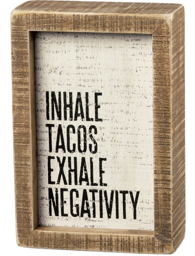 Primitivas Por El Signo De Recuadro De Kathy: Inhalar Tacos