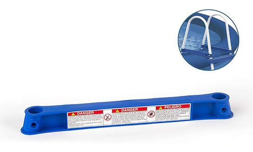 Soporte Plastico Con Advertencia P/ Escaleras 91x107cm Azul