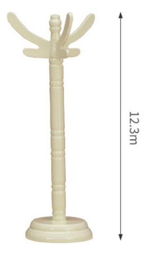 1:12 Perchero De Ropa En Miniatura Ornamento Accesorios De