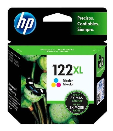 Recarga Cartucho Compatible Hp 122 Xl Negro Nuevo 