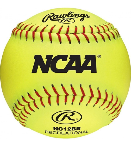 Rawlings Caja De 6 Pelotas De Softball Verde Fosfo
