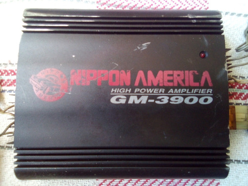 Imagen 1 de 4 de Amplificador Nippon América Gm 3900,50 Watts 4 Imput/output