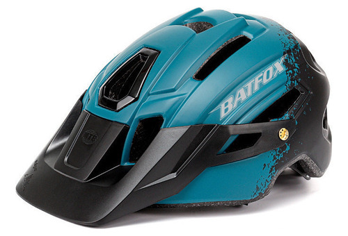 Casco De Bicicleta De Montaña Batfox Para Ciclismo Con Luz