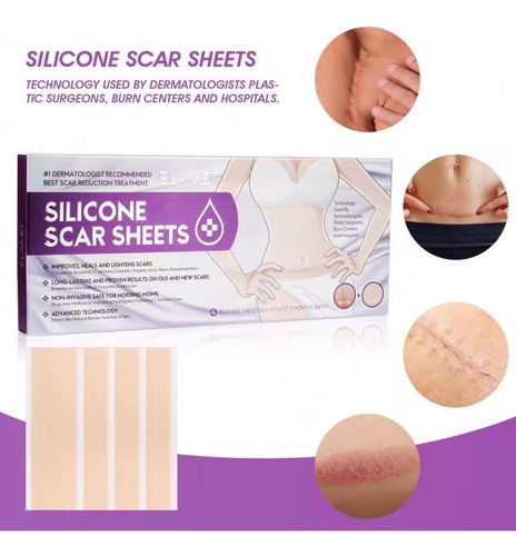 Tiras De Silicon Reduce Cicatriz Queloide Abdominoplastia Neutra