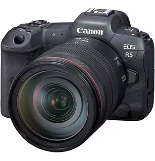 Câmera Canon Eos R5 8k 45mp Com 24-105mm F/4l