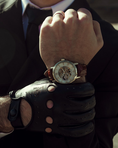 Guantes De Cuero De Conducción L'élégance Bentley