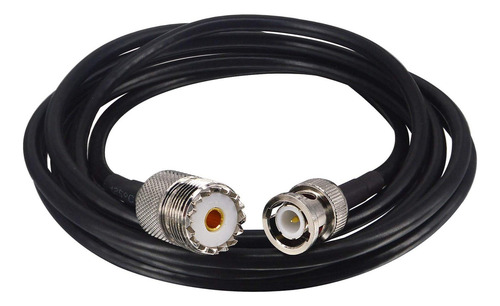 Boobrie Bnc Macho A So239 Cable Rgft Uhf Femenino A Bnc A De