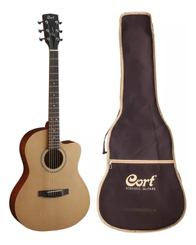 Guitarra Acústica Cort Jade1 Open Pore C/funda Oferta!