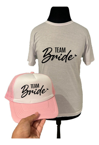 Remera Combo Gorra Personalizada Despedida De Solteras B