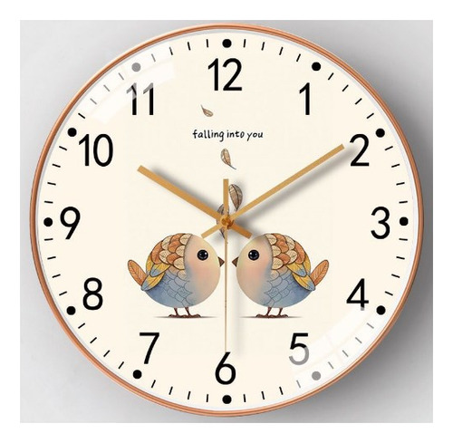 Reloj De Pared De Cuarzo De Estilo Simple De 8 Pulgadas Que