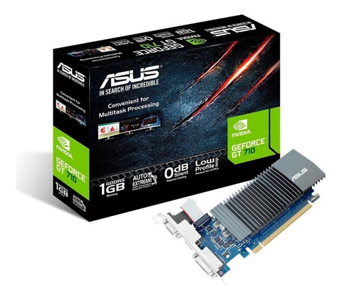 Placa de video Nvidia Asus  GeForce 700 Series GT 710 710-1-SL 1GB