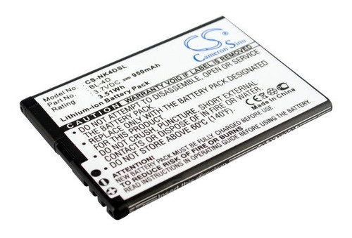 Batería Para Nokia N97 Mini Nk4dsl 950mah 3.7v