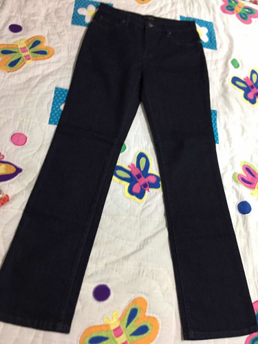Scandia Jeans Para Dama Talla 11 Strech Negro