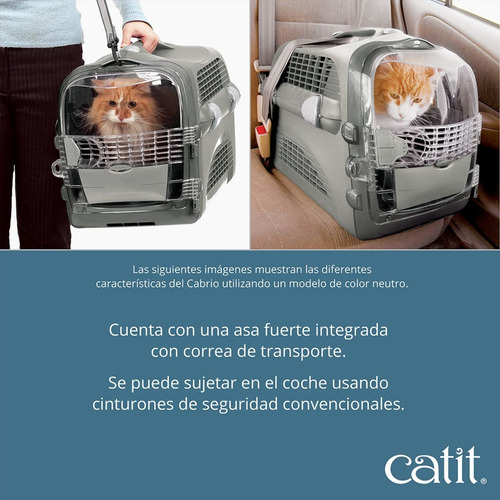 Cat It Cabrio Kennel Moderno Transportador Para Gatos Azul