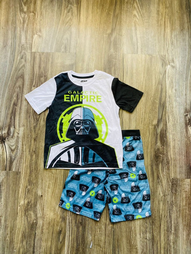 Pijamas Para Niños De Short Y Franela. Star Wars  