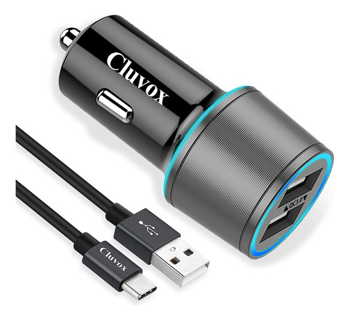 Cargador De Coche Usb C Rápido, Compatible Para Samsung Gala