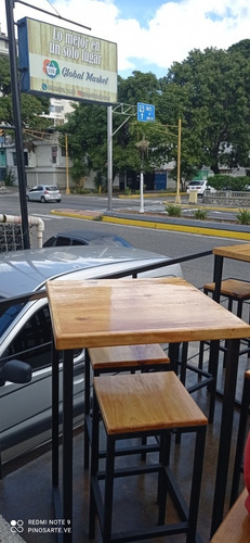 Imagen 5 de 5 de Mesa Alta Para Restaurant Bar Y Cafes