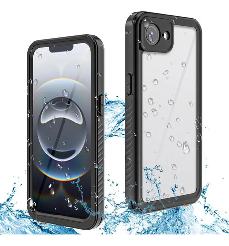 Capa Para iPhone 16e Com Protetor De Tela À Prova D'água