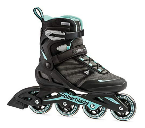 Patines En Línea  Zetrablade Para Mujer, Negro Y Azul Claro