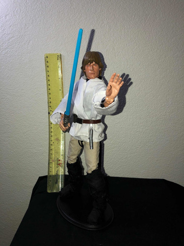 Figura 1/6 Luke Skywalker Custom No Hot Toys Star Wars (Usado)