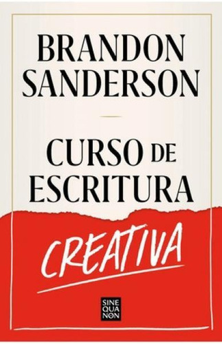 Libro Curso De Escritura Creativa - Brandon Sanderson