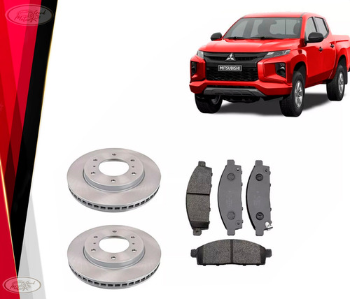 Kit Discos + Pastillas Mitsubishi L200 2.5 [2006-2020]