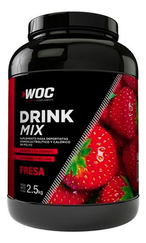 Bebida Isotónica Woc Mix Drink Naranja / Fresa / Limon 1 Kg