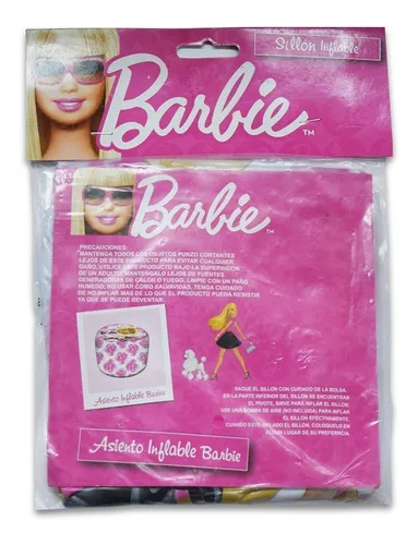 Barbie con sillon inflable new arrivals