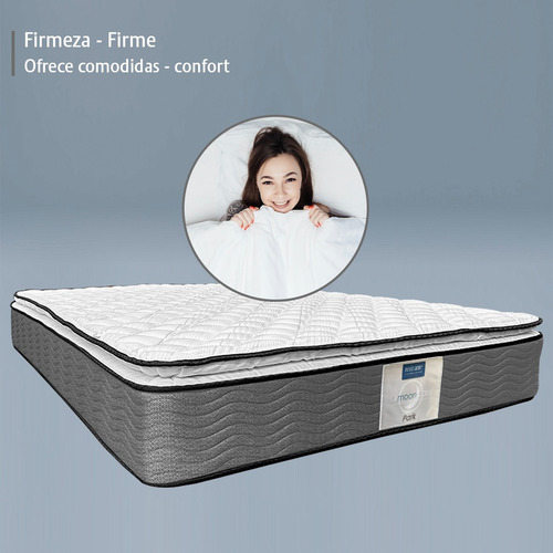 Colchón Queen Size Restonic + Almohadas Memory Foam Gratis
